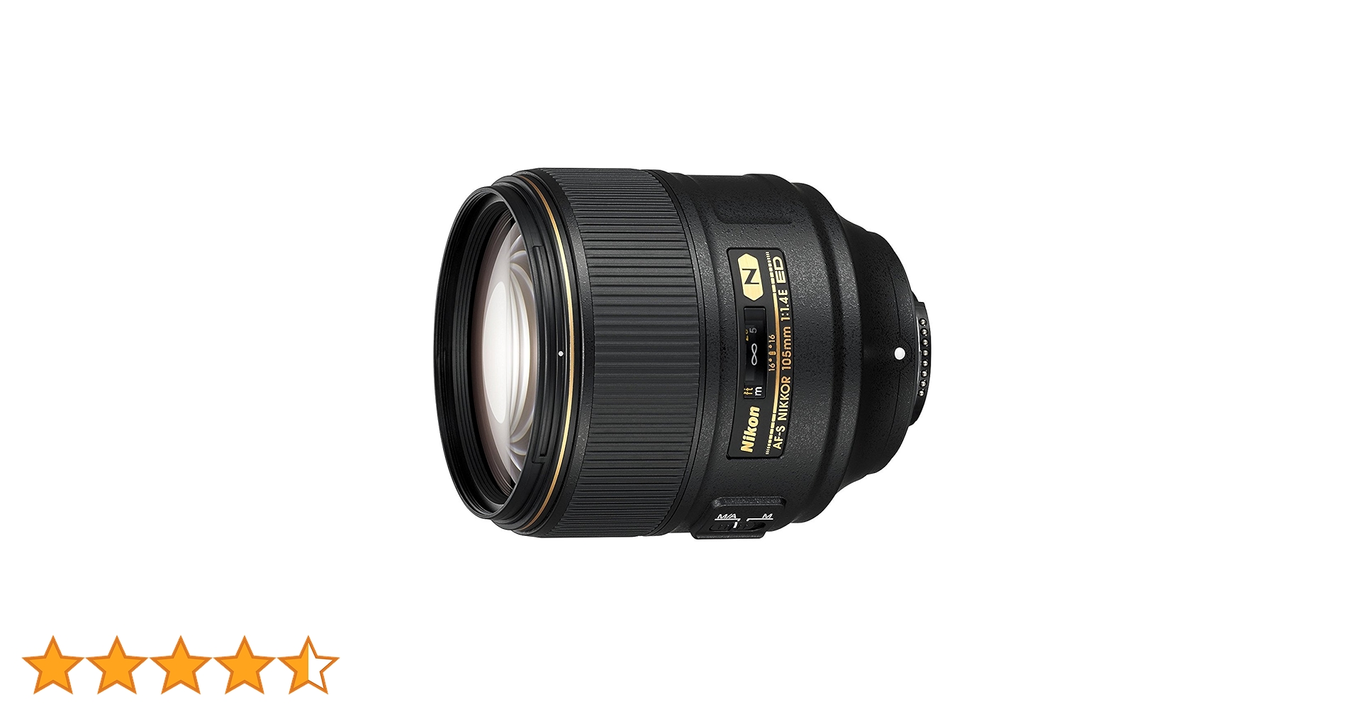 AF-S NIKKOR 105mm f/1.4E ED Lens black: Amazon.co.uk: Electronics